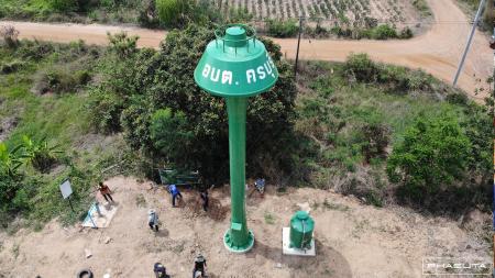 ระบบประปาผิวดินหนองกะทิ บ้านหนองใหญ่พัฒนา หมู่ที่ 10 ตำบลครบุรี